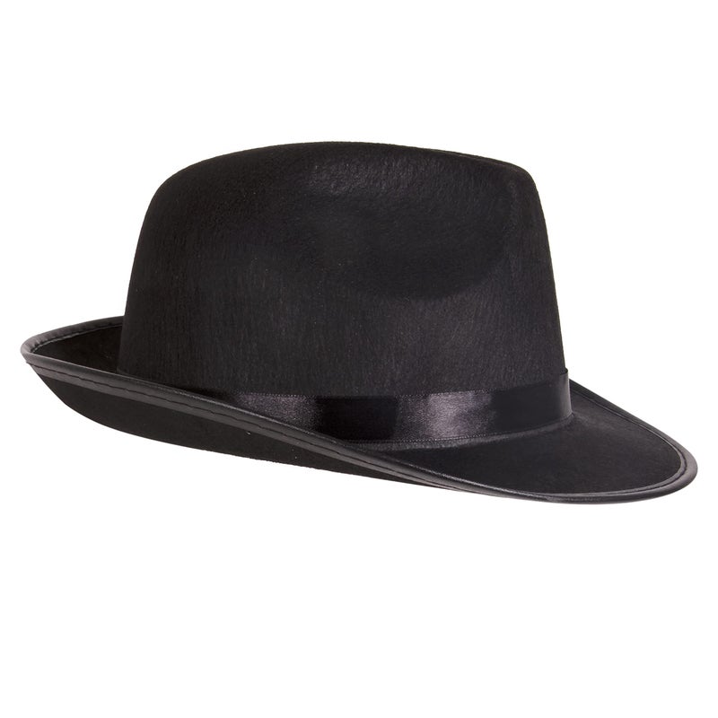 Kangaroo Black Fedora Hat - Unisex Felt Hat for Costume or Everyday Wear - Image 1